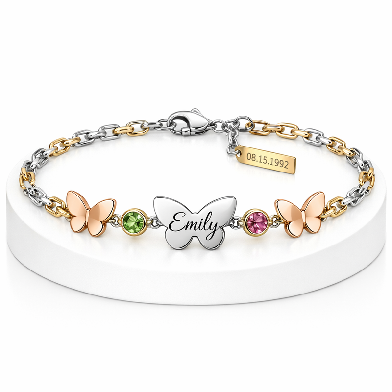 Butterfly Charm Bracelet Customization Trends 2026: Boost Business with Personalized Gold Jewelry Bracelet and Stainless Steel Birthstone Bracelet Manufacturing Butterfly Charm Bracelet Customization Trends 2026: Boost Business with Personalized Gold Jewelry Bracelet and Stainless Steel Birthstone Bracelet Manufacturing