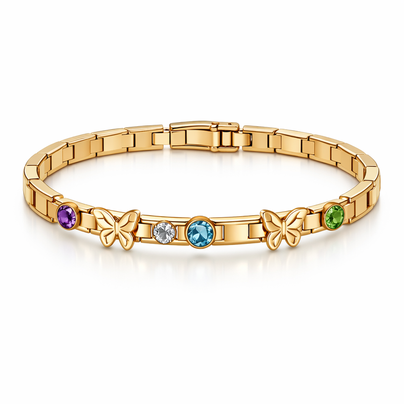 Butterfly Birthstone Charm Bracelet Customization Trends Driving Wholesale Growth in Personalized Gold Stainless Steel Jewelry Manufacturing 2 Butterfly Birthstone Charm Bracelet Customization Trends Driving Wholesale Growth in Personalized Gold Stainless Steel Jewelry Manufacturing
