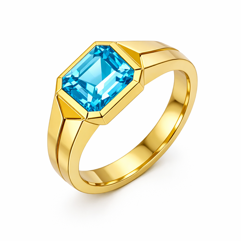 Geometric Birthstone Ring: Boost Wholesale Sales with Zircon Gold Plated & Modern Stainless Steel Finger Rings 8 Geometric Birthstone Ring: Boost Wholesale Sales with Zircon Gold Plated & Modern Stainless Steel Finger Rings