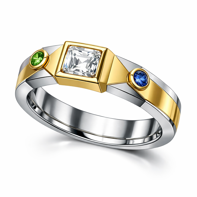 Geometric Birthstone Ring Trends: Boost Your Jewelry Business with Gold Plated Zircon & Modern Stainless Steel Finger Rings 8 Geometric Birthstone Ring Trends: Boost Your Jewelry Business with Gold Plated Zircon & Modern Stainless Steel Finger Rings