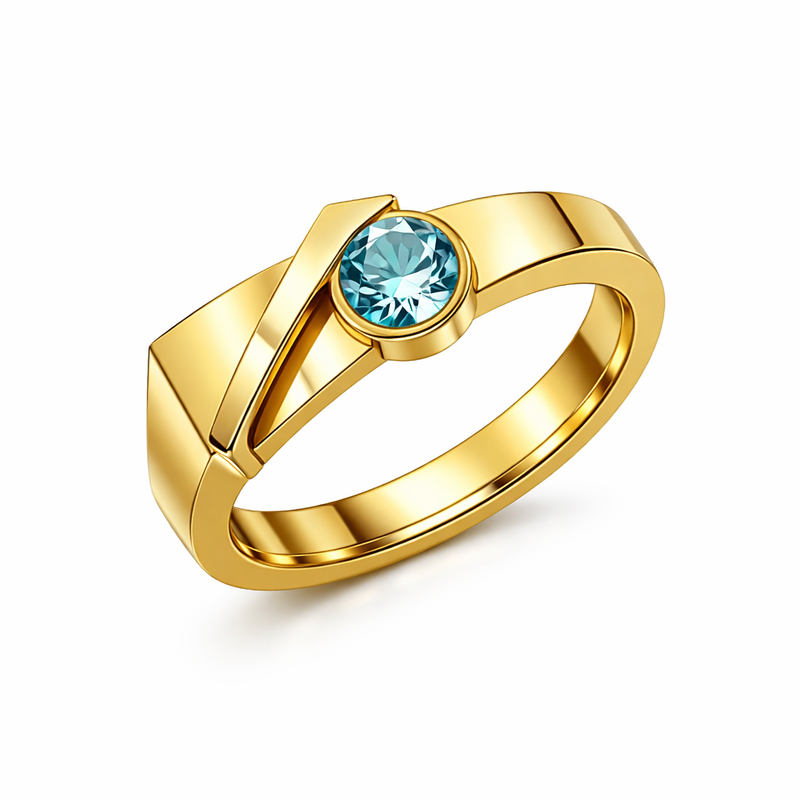Geometric Birthstone Ring Trends: Boost Sales with Zircon Gold Plated & Modern Stainless Steel Finger Rings 2 Geometric Birthstone Ring Trends: Boost Sales with Zircon Gold Plated & Modern Stainless Steel Finger Rings