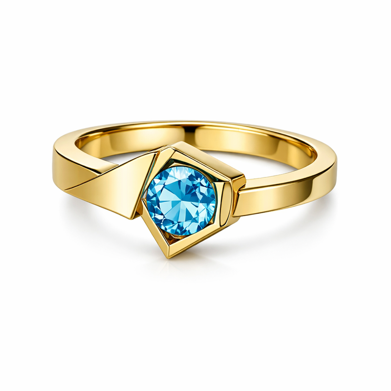 Geometric Birthstone Ring Trends: Boost Sales with Gold Plated Zircon & Modern Stainless Steel Finger Ring Customization Geometric Birthstone Ring Trends: Boost Sales with Gold Plated Zircon & Modern Stainless Steel Finger Ring Customization