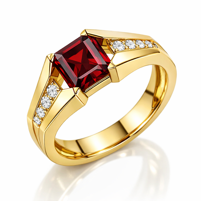 Boost Your Jewelry Business with Geometric Birthstone Rings: Customizable Gold Plated Stainless Steel and Modern Zircon Finger Rings 6 Boost Your Jewelry Business with Geometric Birthstone Rings: Customizable Gold Plated Stainless Steel and Modern Zircon Finger Rings