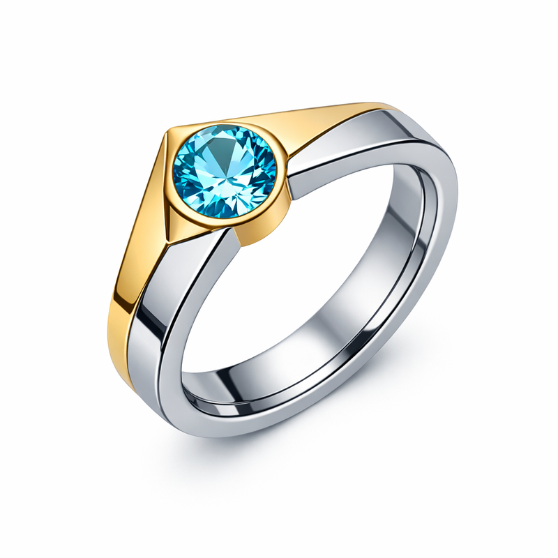 Discover the Trend of Geometric Birthstone Rings: Customizable Stainless Steel Gemstone and Modern Zircon Gold Plated Rings for Wholesale 2 Discover the Trend of Geometric Birthstone Rings: Customizable Stainless Steel Gemstone and Modern Zircon Gold Plated Rings for Wholesale