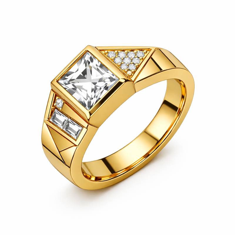 Elevate Your Jewelry Collection with Geometric Zircon Gold Plated Rings: Modern Birthstone Stainless Steel Designs for OEM/ODM Manufacturing Elevate Your Jewelry Collection with Geometric Zircon Gold Plated Rings: Modern Birthstone Stainless Steel Designs for OEM/ODM Manufacturing
