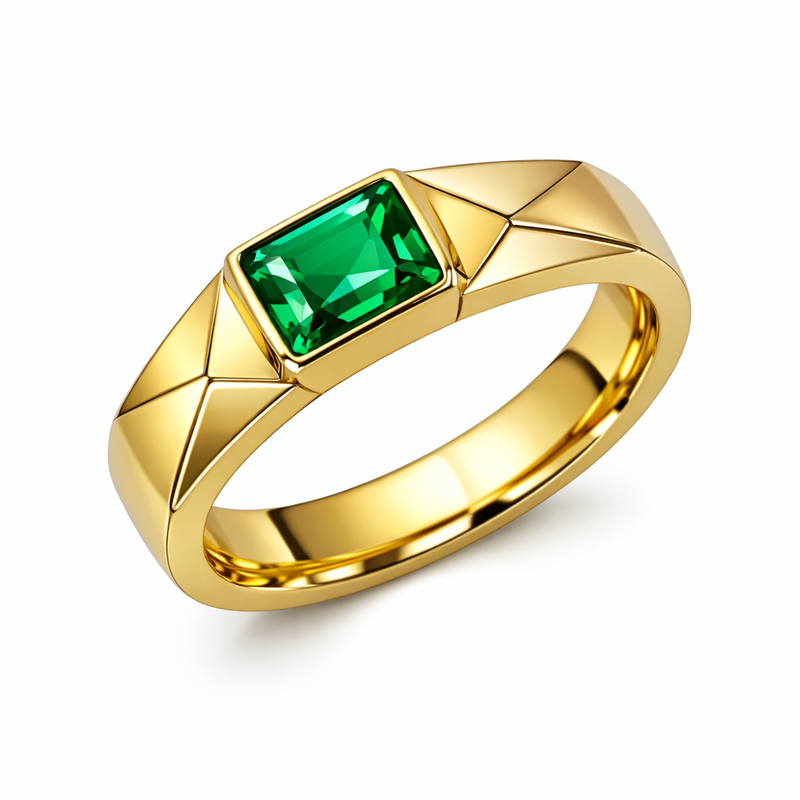 Geometric Birthstone Rings: The Perfect Gold Plated Zircon Finger Ring for Modern Stainless Steel Jewelry Customization in Wholesale Manufacturing Geometric Birthstone Rings: The Perfect Gold Plated Zircon Finger Ring for Modern Stainless Steel Jewelry Customization in Wholesale Manufacturing