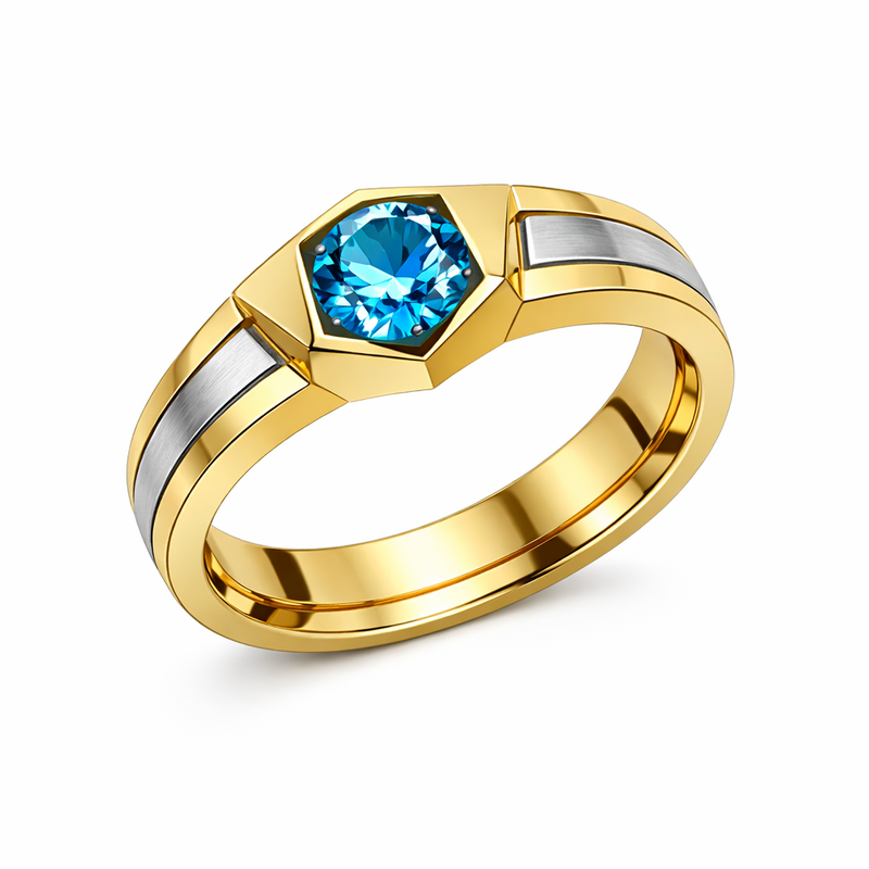 Boost Your Business with Customizable Geometric Birthstone Rings: The Perfect Zircon Gold Plated & Modern Stainless Steel Finger Rings for Wholesale Clients 2 Boost Your Business with Customizable Geometric Birthstone Rings: The Perfect Zircon Gold Plated & Modern Stainless Steel Finger Rings for Wholesale Clients