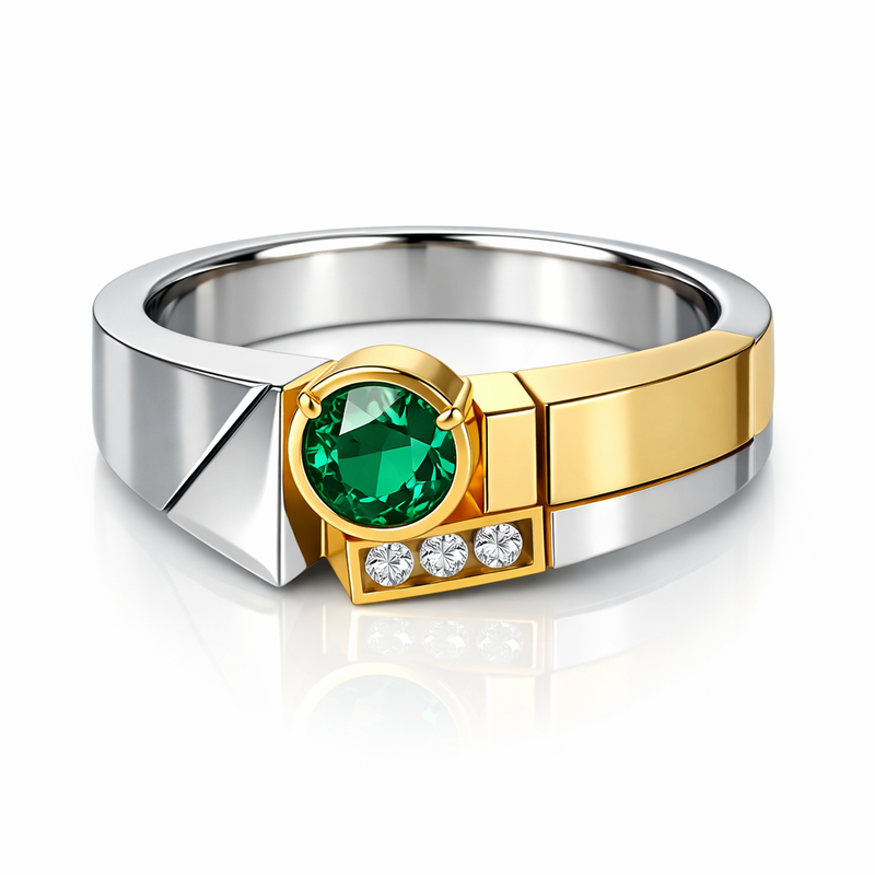 Geometric Zircon Gold Ring: A Trendy Choice for Modern Birthstone Stainless Steel Rings and Customizable Jewelry Manufacturing 9 Geometric Zircon Gold Ring: A Trendy Choice for Modern Birthstone Stainless Steel Rings and Customizable Jewelry Manufacturing