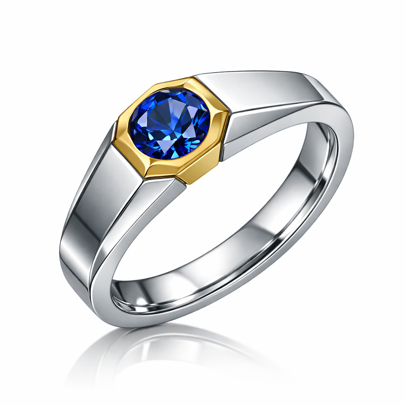 Geometric Birthstone Ring: Boost Wholesale Sales with Modern Stainless Steel and Gold Plated Zircon Designs 2 Geometric Birthstone Ring: Boost Wholesale Sales with Modern Stainless Steel and Gold Plated Zircon Designs