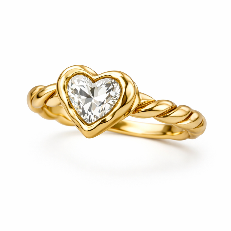 Vintage Twisted 14k Gold Ring Trends: Boost Your Jewelry Business with Custom 14k Gold Heart and Stainless Steel Irregular Heart Rings Vintage Twisted 14k Gold Ring Trends: Boost Your Jewelry Business with Custom 14k Gold Heart and Stainless Steel Irregular Heart Rings