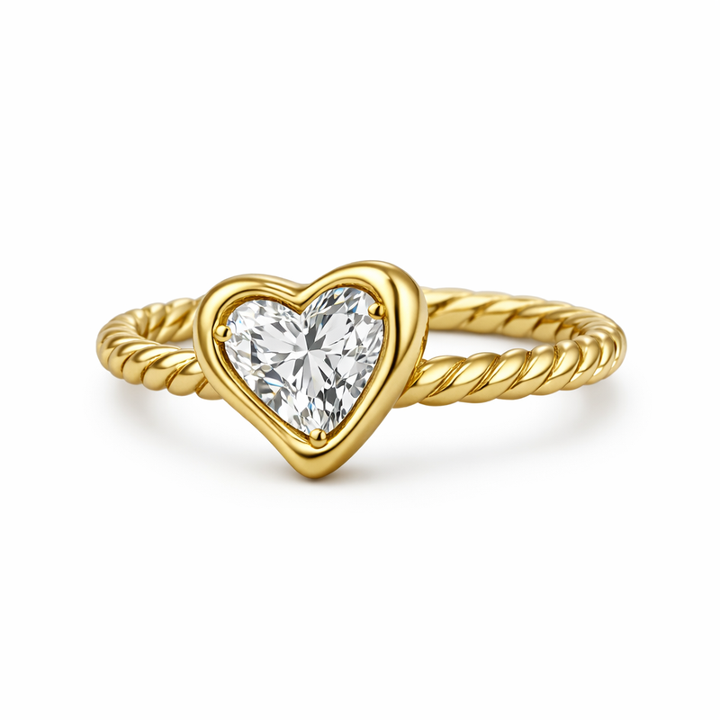 Vintage 14k Gold Heart Ring: Boost Your Jewelry Business with Custom Twisted and Irregular Heart Gold Designs Vintage 14k Gold Heart Ring: Boost Your Jewelry Business with Custom Twisted and Irregular Heart Gold Designs