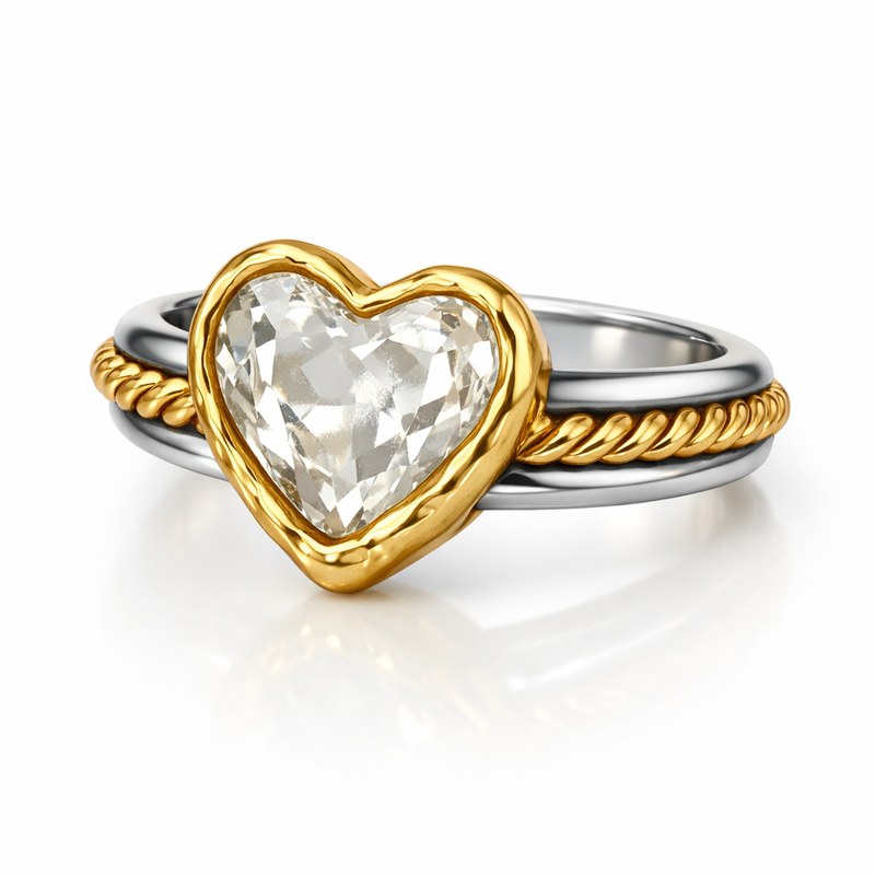 Vintage 14k Gold Heart Ring Trends: Custom Twisted Gold Stainless Steel & Irregular Heart Gold Designs for OEM Success Vintage 14k Gold Heart Ring Trends: Custom Twisted Gold Stainless Steel & Irregular Heart Gold Designs for OEM Success