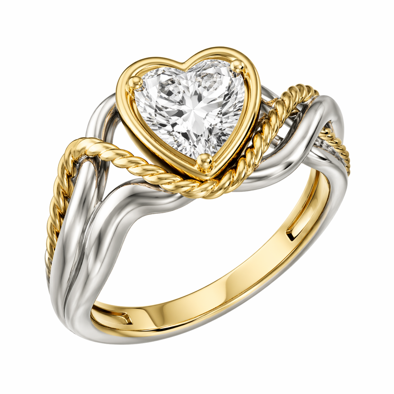 Vintage Twisted 14k Gold Ring: Boost Your Jewelry Business with Custom 14k Gold Heart and Irregular Stainless Steel Designs 2 Vintage Twisted 14k Gold Ring: Boost Your Jewelry Business with Custom 14k Gold Heart and Irregular Stainless Steel Designs