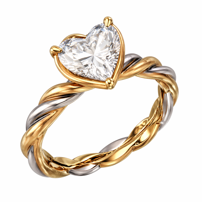 Vintage Twisted 14k Gold Ring: Boost Your Jewelry Line with Irregular 14k Gold Heart & Stainless Steel Heart Rings Vintage Twisted 14k Gold Ring: Boost Your Jewelry Line with Irregular 14k Gold Heart & Stainless Steel Heart Rings