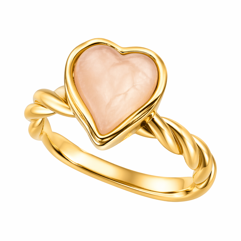 Vintage Twisted 14k Gold Stainless Steel Irregular Heart Ring: Boost Wholesale Jewelry Sales with Custom Design and Low MOQ 3 Vintage Twisted 14k Gold Stainless Steel Irregular Heart Ring: Boost Wholesale Jewelry Sales with Custom Design and Low MOQ