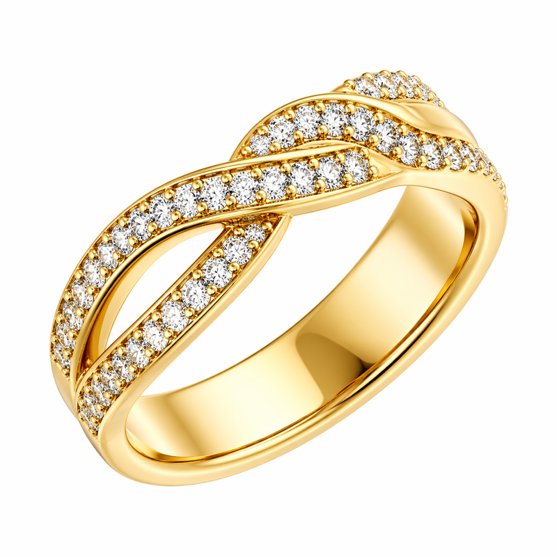 Chic 14k Gold Plated Ring Trends: Boost Your Jewelry Business with Stainless Steel Zircon and Intertwined Zircon Gold Rings Chic 14k Gold Plated Ring Trends: Boost Your Jewelry Business with Stainless Steel Zircon and Intertwined Zircon Gold Rings