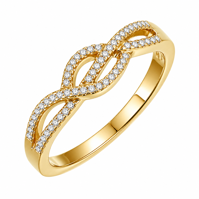 Chic 14k Gold Plated Ring Trends: Boost Your Jewelry Business with Stainless Steel Zircon & Intertwined Zircon Gold Rings 2 Chic 14k Gold Plated Ring Trends: Boost Your Jewelry Business with Stainless Steel Zircon & Intertwined Zircon Gold Rings
