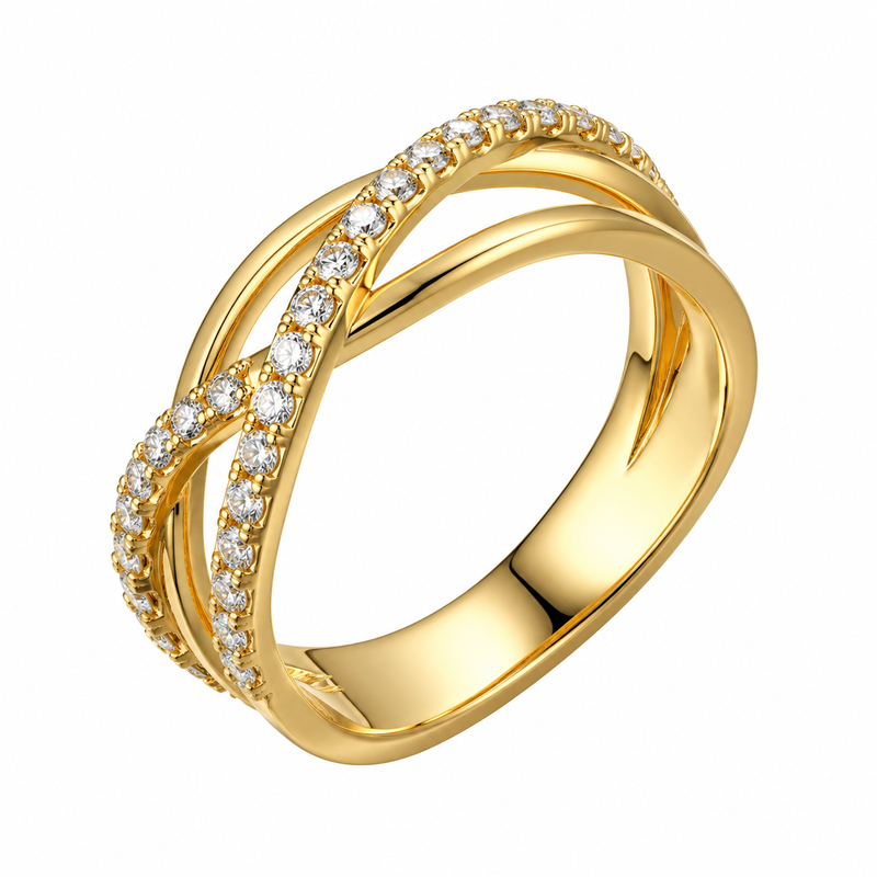 Chic 14k Gold Plated Ring Trends: Boost Business with Intertwined Zircon Gold Rings & Stainless Steel Zircon Rings Chic 14k Gold Plated Ring Trends: Boost Business with Intertwined Zircon Gold Rings & Stainless Steel Zircon Rings