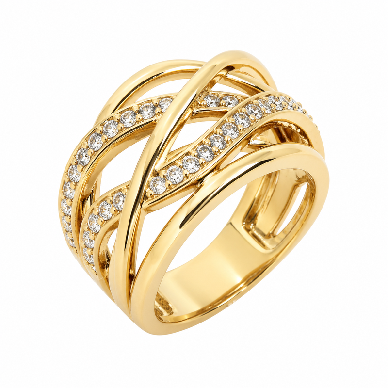 Enhance Your Jewelry Line with a Chic 14k Gold Plated Ring, Stainless Steel Zircon Ring, and Intertwined Zircon Ring for Wholesale Success 2 Enhance Your Jewelry Line with a Chic 14k Gold Plated Ring, Stainless Steel Zircon Ring, and Intertwined Zircon Ring for Wholesale Success
