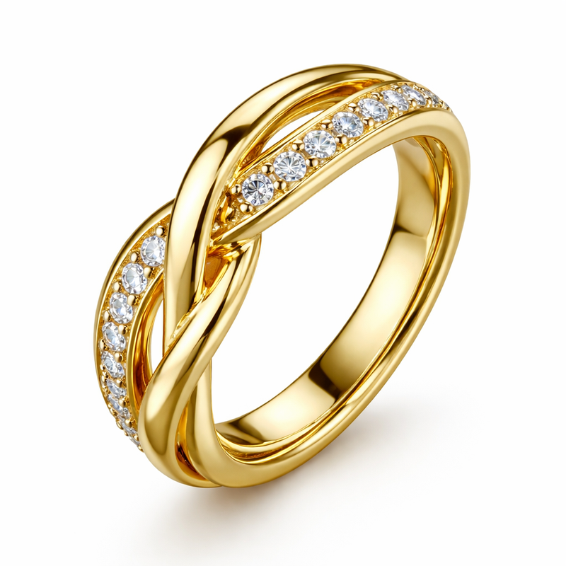 Why the Chic 14k Gold Plated Ring, Stainless Steel Zircon Ring, and Intertwined Zircon Gold Ring Are Perfect for Custom Wholesale Jewelry Manufacturing Why the Chic 14k Gold Plated Ring, Stainless Steel Zircon Ring, and Intertwined Zircon Gold Ring Are Perfect for Custom Wholesale Jewelry Manufacturing