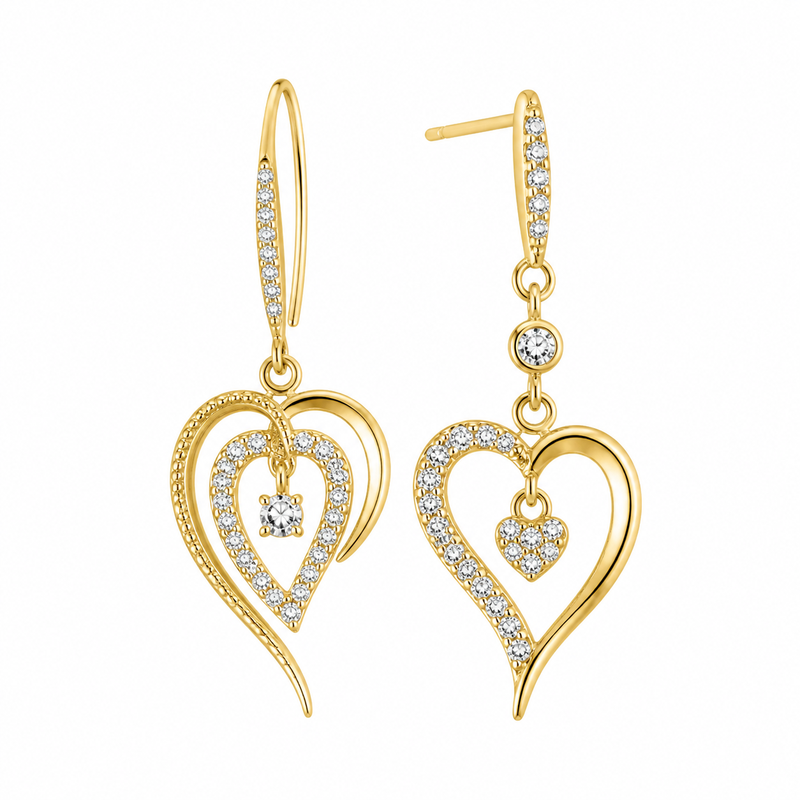 Maximize Your Jewelry Business Growth with Asymmetric Heart Drop Earrings, Gold Plated Stainless Steel Earrings, and Zircon Heart Earrings 2 Maximize Your Jewelry Business Growth with Asymmetric Heart Drop Earrings, Gold Plated Stainless Steel Earrings, and Zircon Heart Earrings