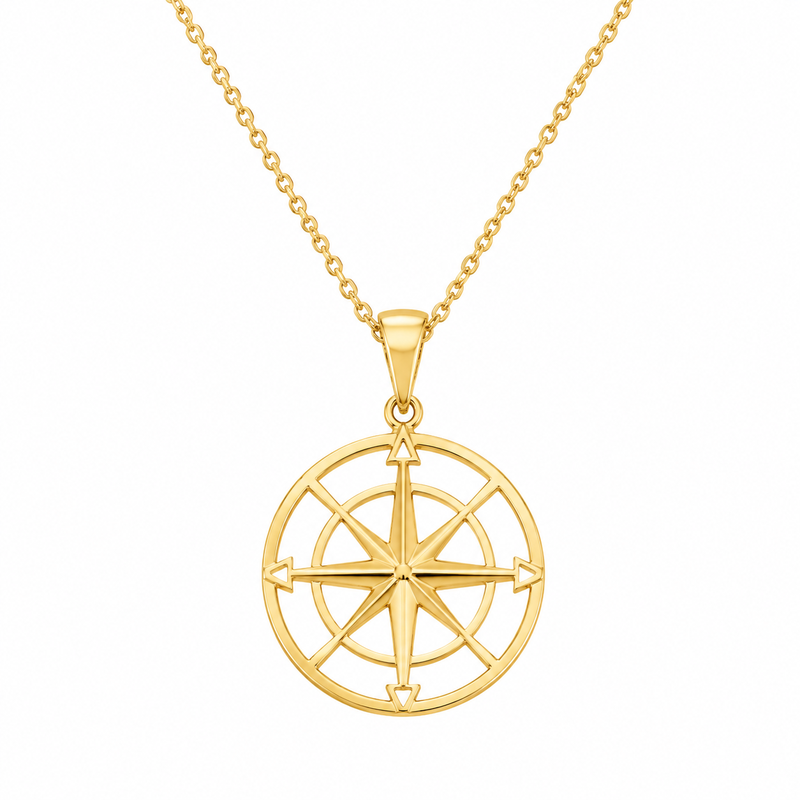 Boost Your Jewelry Line with Geometric Hollow 18k Gold Compass Necklace: Wholesale Stainless Steel Compass Pendant Jewelry & Gold Geometric Compass Pendant Customization 8 Boost Your Jewelry Line with Geometric Hollow 18k Gold Compass Necklace: Wholesale Stainless Steel Compass Pendant Jewelry & Gold Geometric Compass Pendant Customization